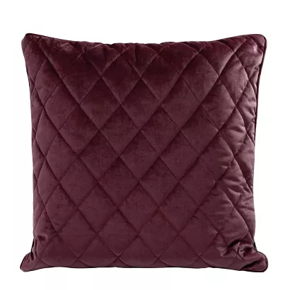 Poszewka dekoracyjna VELVET-27 45x45 Eurofirany bordowa