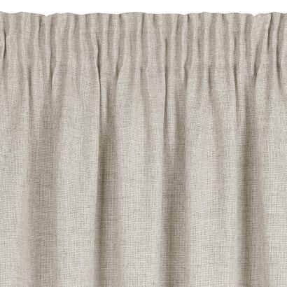 Zasłona gotowa na taśmie JULA2 140x270 Eurofirany beżowa z efektem melanżu