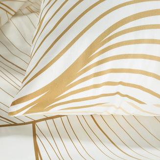 Pościel z makosatyny POS 200x220 Eurofirany biały/złoty