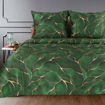 Komplet pościeli w pudełku GIFT1 180x200 Eurofirany zielona fantazja