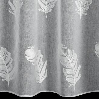 Firana gotowa na przelotkach LIRENA 140x250 Eurofirany biały