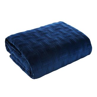 Narzuta dekoracyjna RIA3 220x240 granatowy