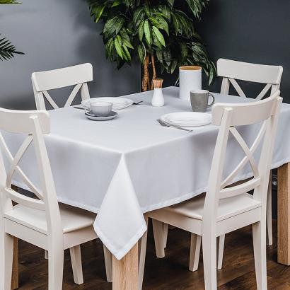 Obrus dekoracyjny klasyczny KZ 130x170 biały