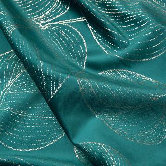 Obrus dekoracyjny BLINK 35x220 Eurofirany ciemnoturkusowy