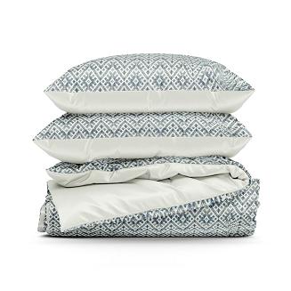 Pościel satynowa SPRING 220x200 Eurofirany granatowy