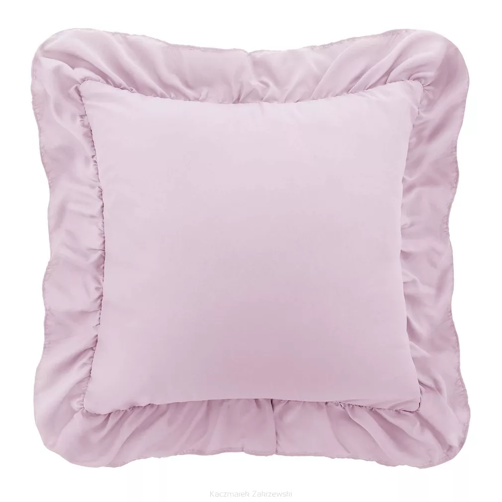 Poszewka do pościeli z falbanką RUFFY 40x40 pudrowa