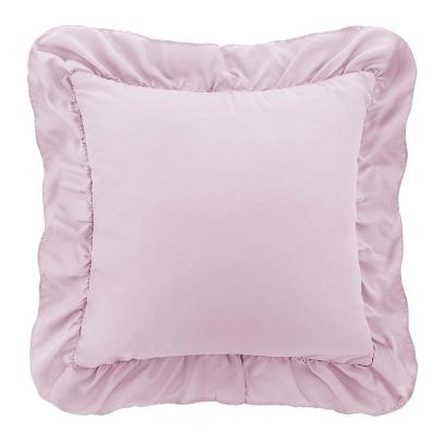 Poszewka do pościeli z falbanką RUFFY 40x40 pudrowa