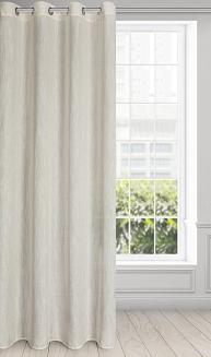 Zasłona gotowa na przelotkach LATIKA 140x250 Eurofirany naturalny