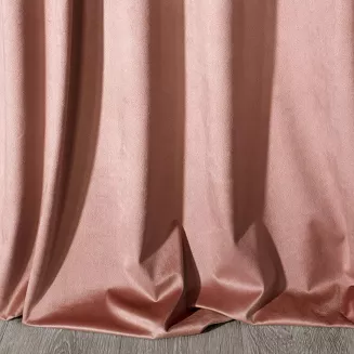 Zasłona gotowa na przelotkach MELANIA 140x250 Eurofirany ciemno różowa