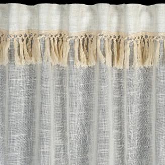 Zasłona gotowa na taśmie ALANIA 140x270 Eurofirany naturalny