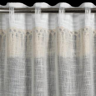 Zasłona gotowa na taśmie ALANIA 140x270 Eurofirany naturalny