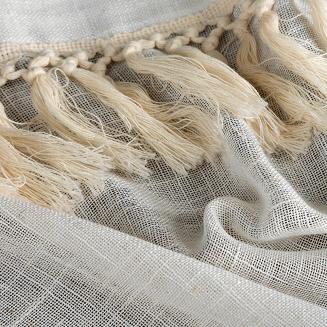 Zasłona gotowa na taśmie ALANIA 140x270 Eurofirany naturalny