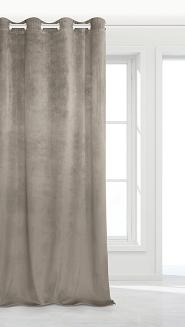Ciemny Beż Zasłona Welurowa 140x250 Velvet Soft