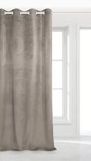 Ciemny Beż Zasłona Welurowa 140x250 Velvet Soft