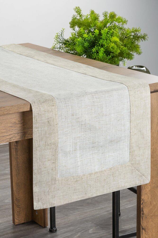 Obrus dekoracyjny NATU 40x180 Eurofirany naturalny