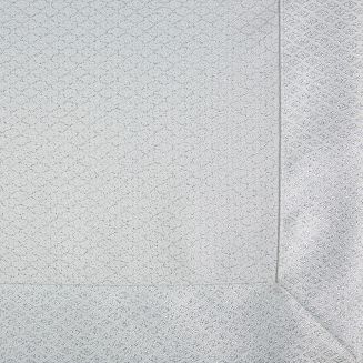 Obrus dekoracyjny JULIA 140x200 Eurofirany biały/srebrny