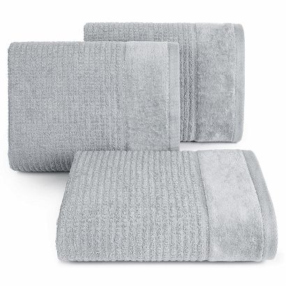 Ręcznik bawełniany GLORY2 50x90 Eurofirany stalowy