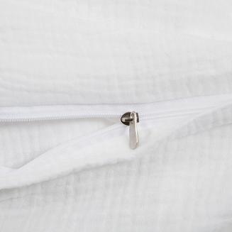 Biała Bawełniana Poszewka Muślinowa 50x60 Do Pościeli