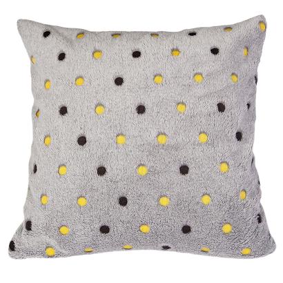 Poszewka z mikrofibry NEON 40x40 Darymex popiel w kropki