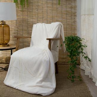 Koc narzuta BLANCA4 150x200 Eurofirany biały