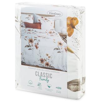 Pościel bawełniana CELINE 160x200 Eurofirany biały