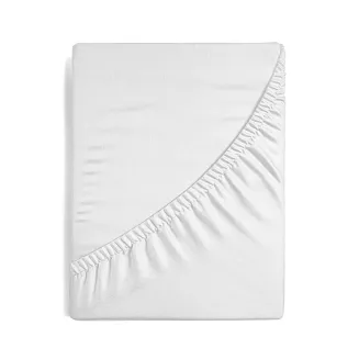 Prześcieradło jersey z gumką  120x200 Design91 biały