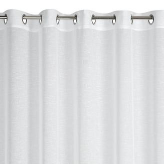 Firana gotowa na przelotkach LEXY 140x250 Eurofirany biały