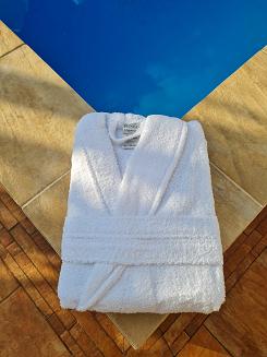 Szlafrok hotelowy frotte Hotel & SPA biały