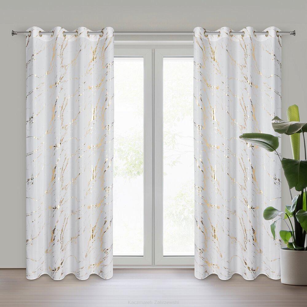 Zasłona gotowa na przelotkach LANI 140x250 Eurofirany biały