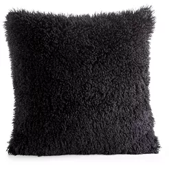Poszewka dekoracyjna PLUSH 45x45 Eurofirany czarny