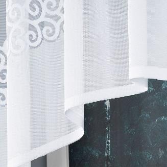 Firanka żakardowa gotowa na żabki DANIELA 250x90 biała