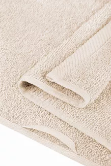 Ręcznik frotte Bari 50x100 gładki beżowy
