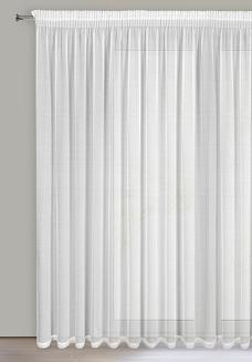 Firana gotowa na taśmie VANESA 350x270 Eurofirany biały