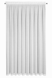 Firana gotowa na taśmie VANESA 350x270 Eurofirany biały