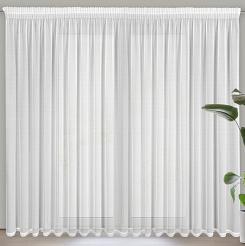 Firana gotowa na taśmie VANESA 350x270 Eurofirany biały