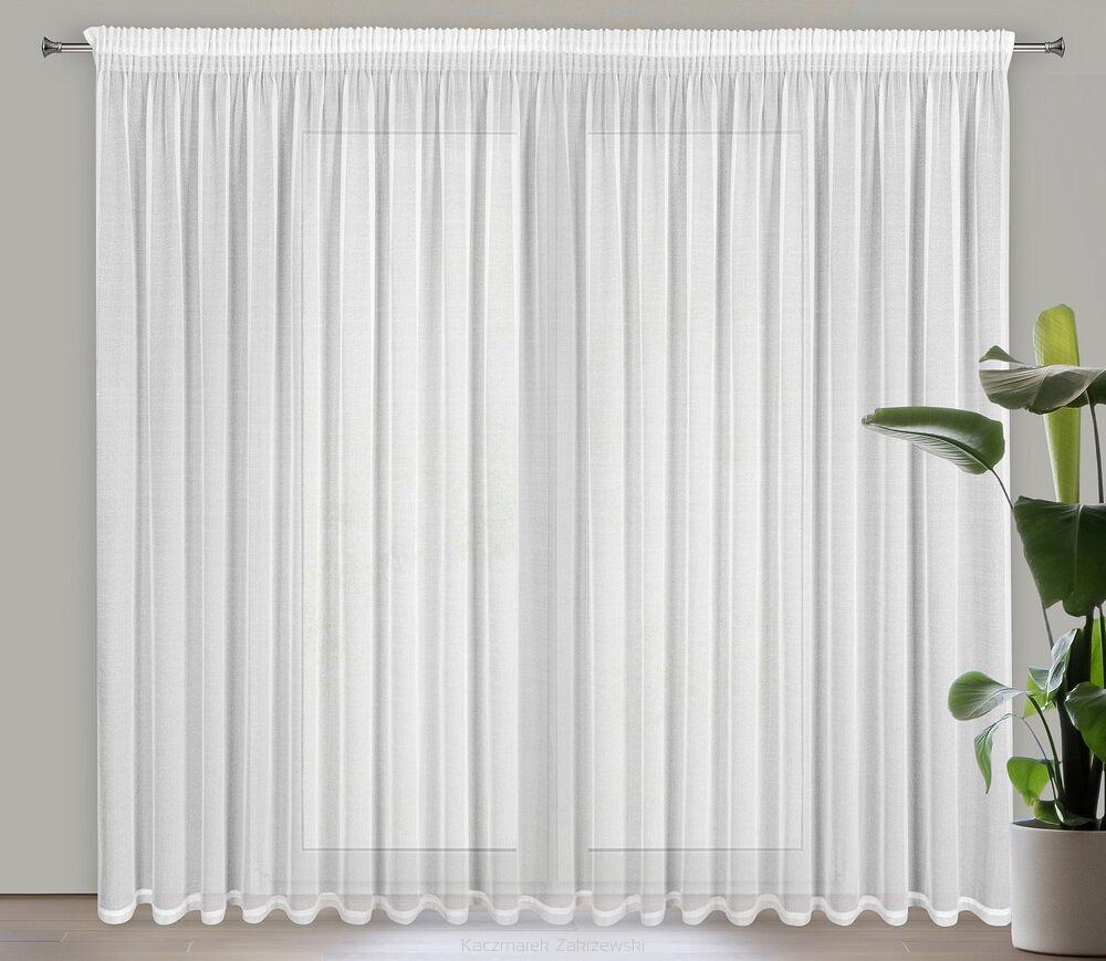 Firana gotowa na taśmie VANESA 350x270 Eurofirany biały