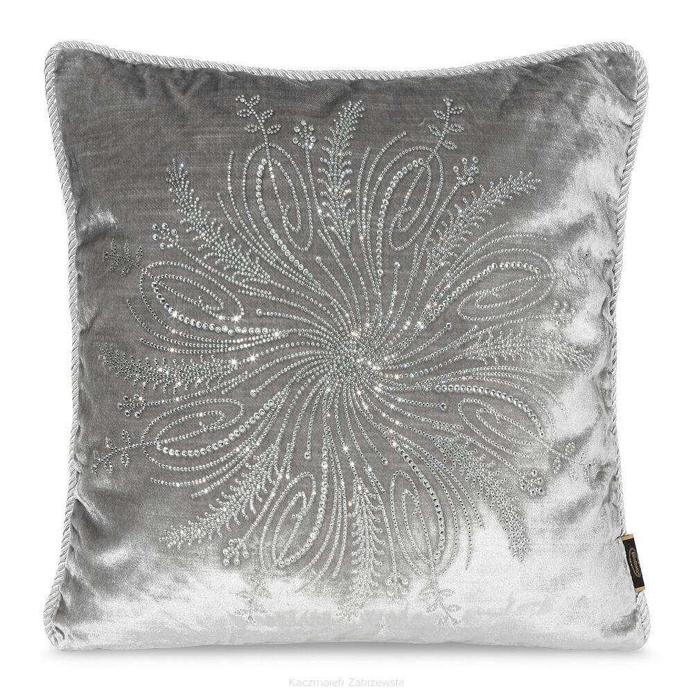 Poszewka dekoracyjna ROYAL 45x45 Eurofirany srebrny