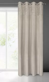 Zasłona gotowa na przelotkach ARIANA 140x250 Eurofirany beżowy