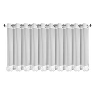 Firana gotowa na przelotkach LUISA 400x80 Eurofirany biały