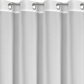 Firana gotowa na przelotkach LUISA 400x80 Eurofirany biały