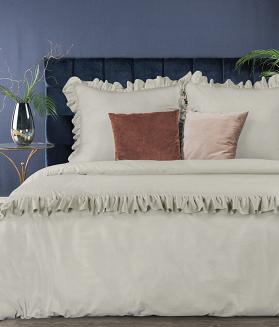 Pościel satynowa VENUS 160x200 Eurofirany beżowy