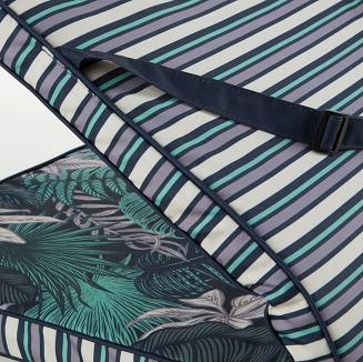 Poduszka na krzesło GARDEN 43x43x4 Eurofirany granatowy