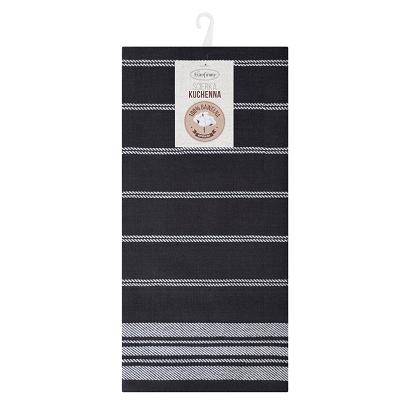 Komplet ścierek kuchennych 2 szt. 50x70 RUBI Eurofirany stalowy w pasy