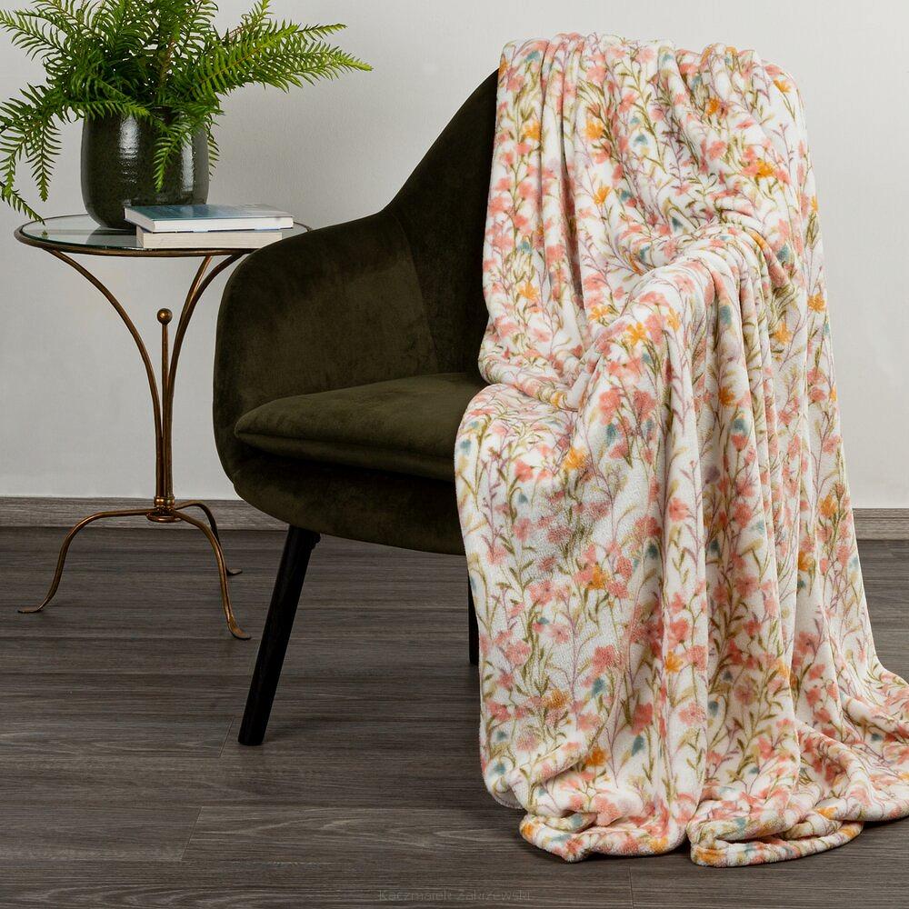 Koc narzuta SONIA 150x200 Eurofirany kremowy