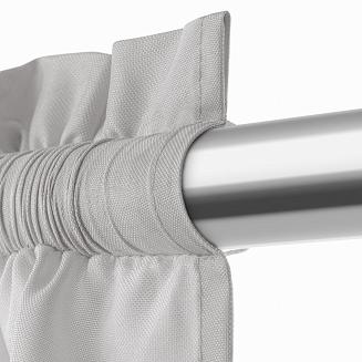 Zasłona gotowa na taśmie VIVA 140x175 półzaciemniająca szara