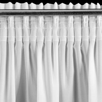 Zasłona gotowa na taśmie ROSES 350x270 Eva Minge Eurofirany biały