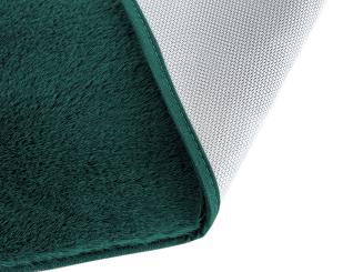 Dywanik łazienkowy LOMBOK 50x80 Euromat puszysty butelkowy zielony