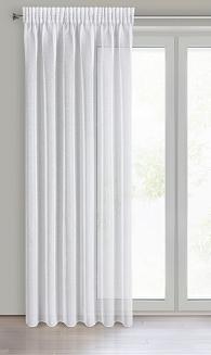 Firana gotowa na taśmie LENA 140x270 Eurofirany biały