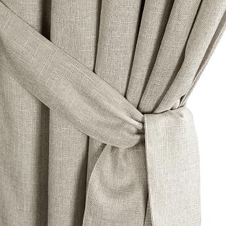 Zasłona gotowa na szelkach GARDEN 155x240 Eurofirany beżowy