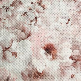 Narzuta dekoracyjna FLORINA 220x200 pudrowy